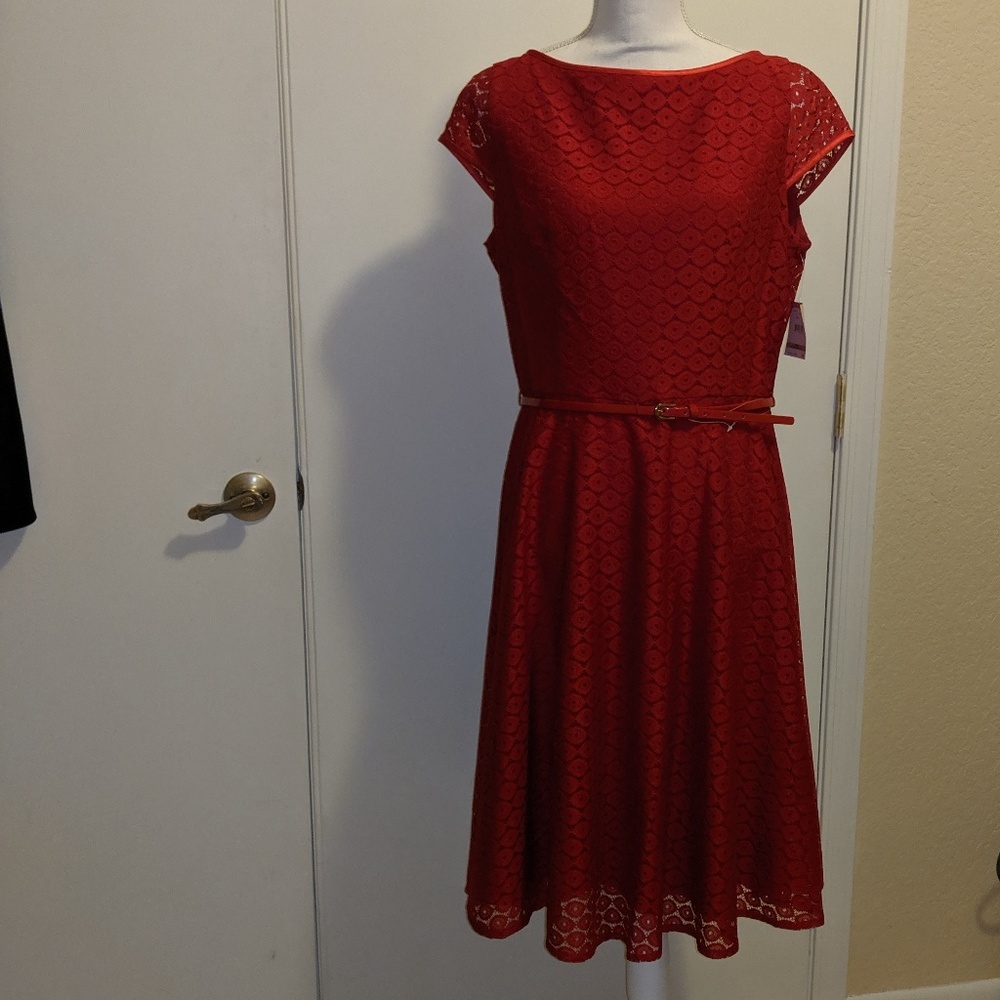 Red Kasper dress